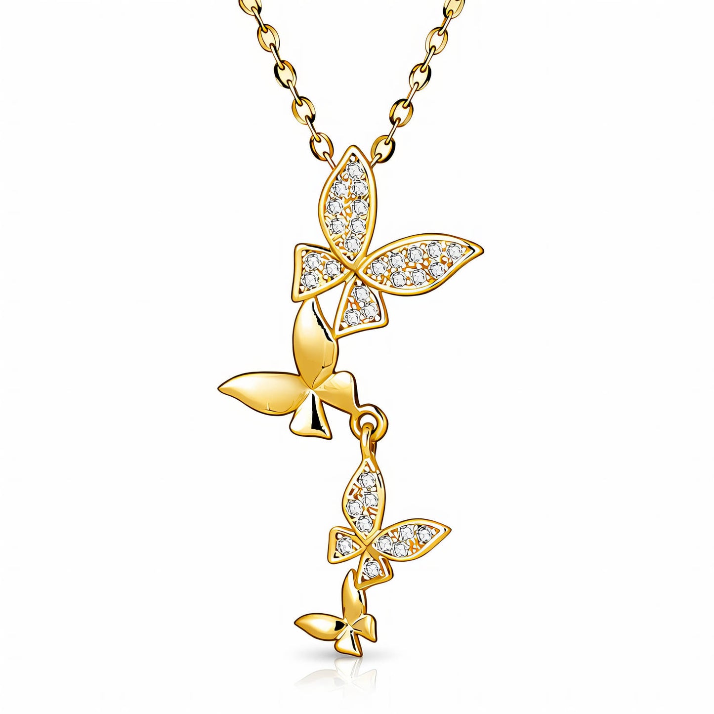 Evelia Schmetterlingskette- Gold
