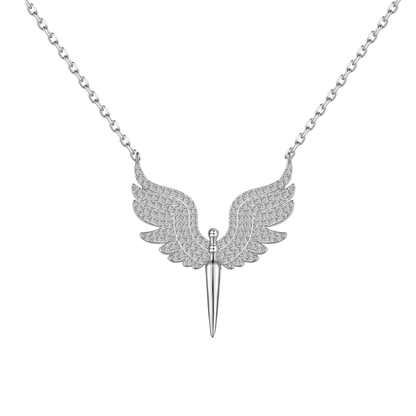 Engelsflügel Kette Connie -Silber