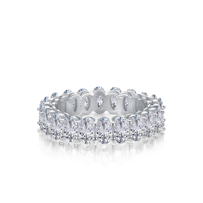Zibiah Ring mit Baguette-Zirconia - Geonea