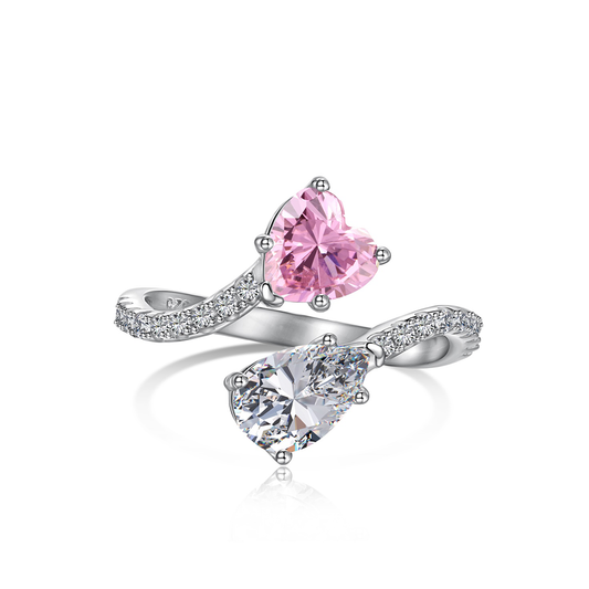 Hepzibah Herzring mit Zirkonia - Geonea