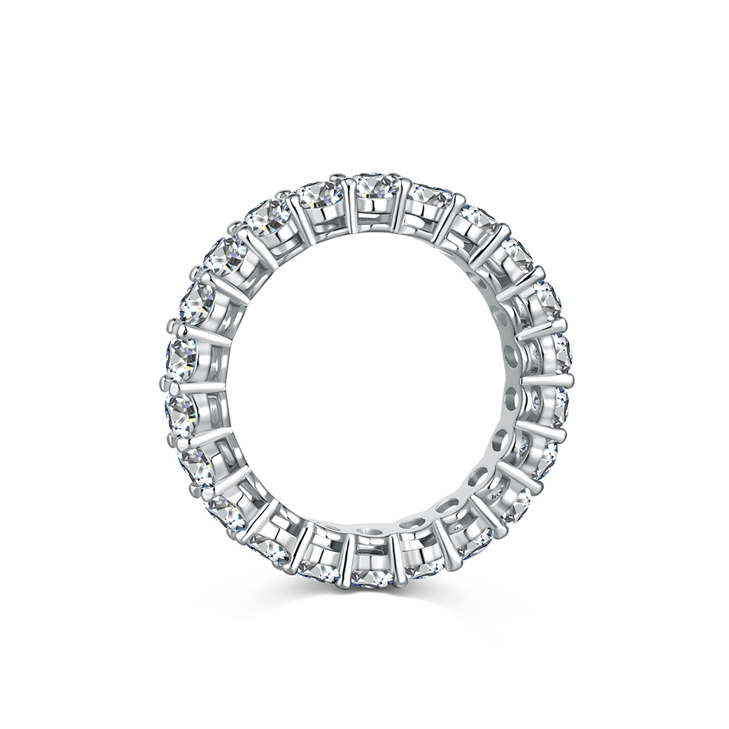 Zibiah Ring mit Baguette-Zirconia - Geonea
