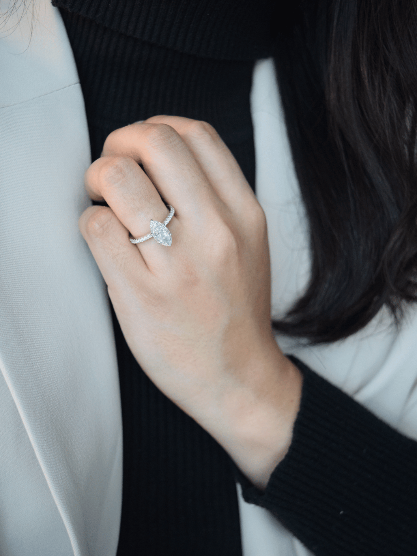 Talitha Marquiseschliff Verlobungsring - Geonea