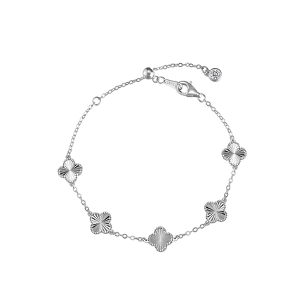 Kleeblatt Armband Silber – Armband mit Kleeblatt Schmuck