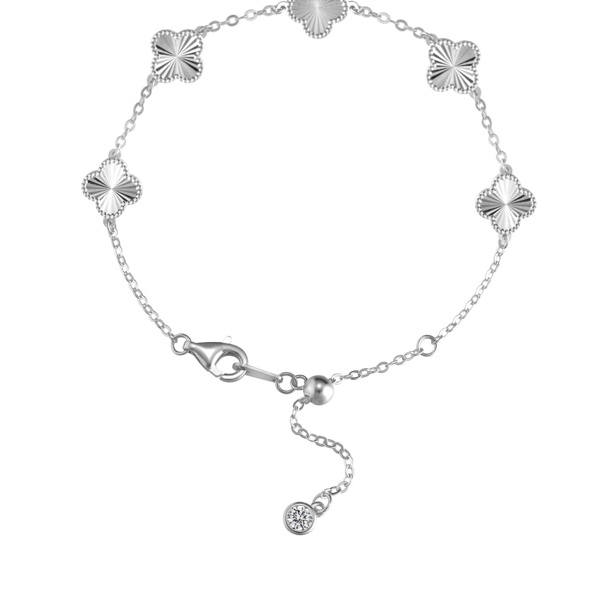 Kleeblatt Armband Silber – Armband mit Kleeblatt Schmuck
