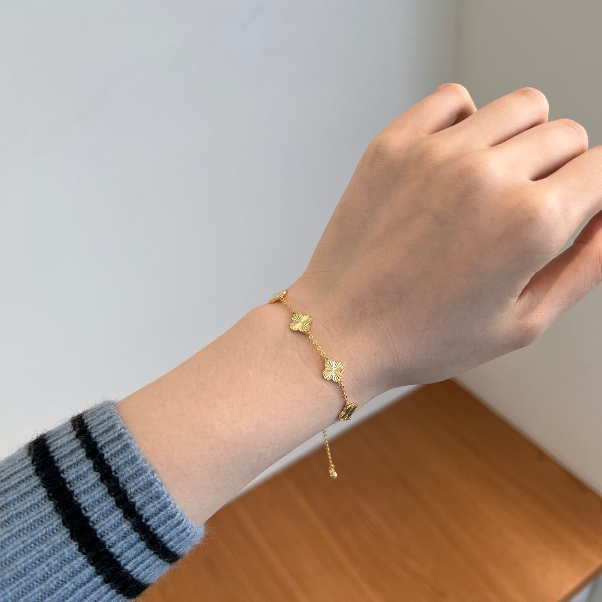 Kleeblatt Armband Gold – Armband mit Kleeblatt Schmuck