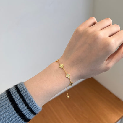Kleeblatt Armband Gold – Armband mit Kleeblatt Schmuck
