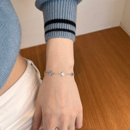 Kleeblatt Armband Silber – Armband mit Kleeblatt Schmuck