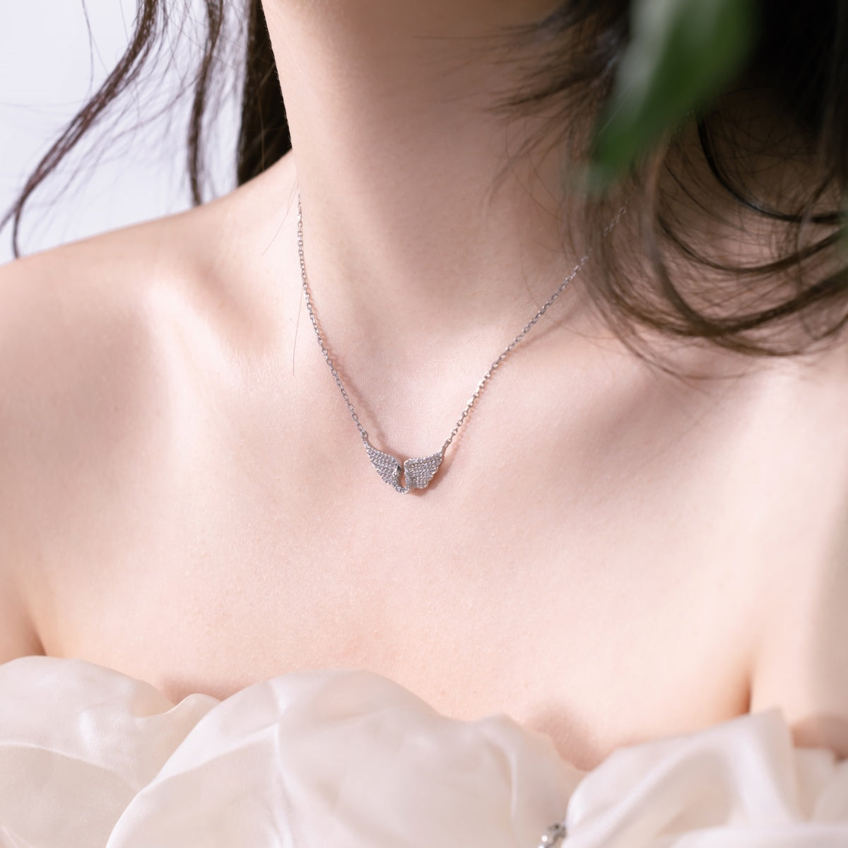 Engelsflügel Halskette Silber – Schmuck mit Engelsflügel
