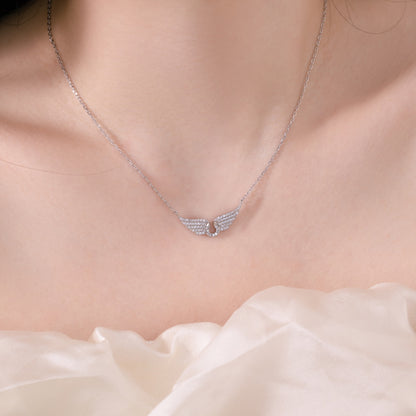 Engelsflügel Halskette Silber – Schmuck mit Engelsflügel
