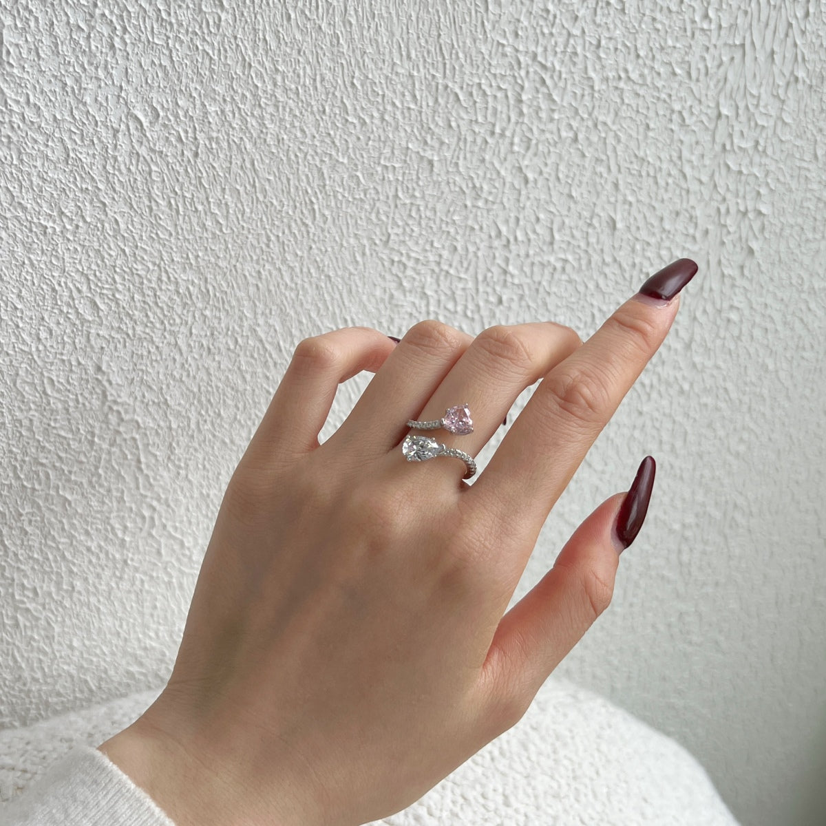 Hepzibah Herzring mit Zirkonia - Geonea