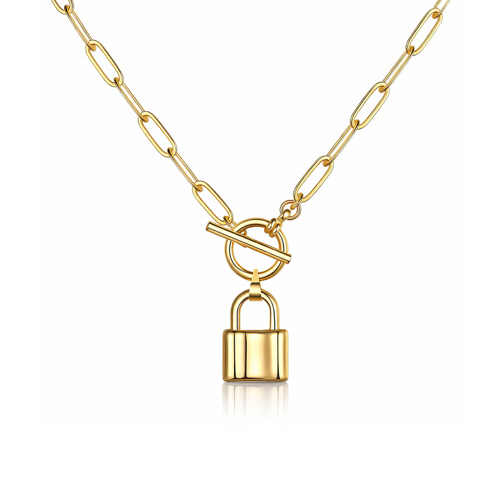 Zerina Lock Halskette- Gold