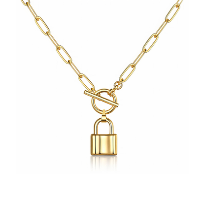 Zerina Lock Halskette- Gold