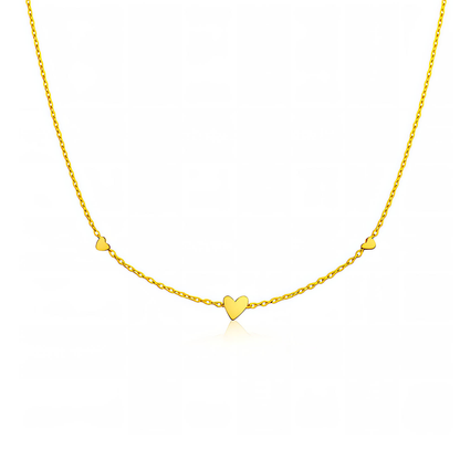 Selira Herzkette- Gold