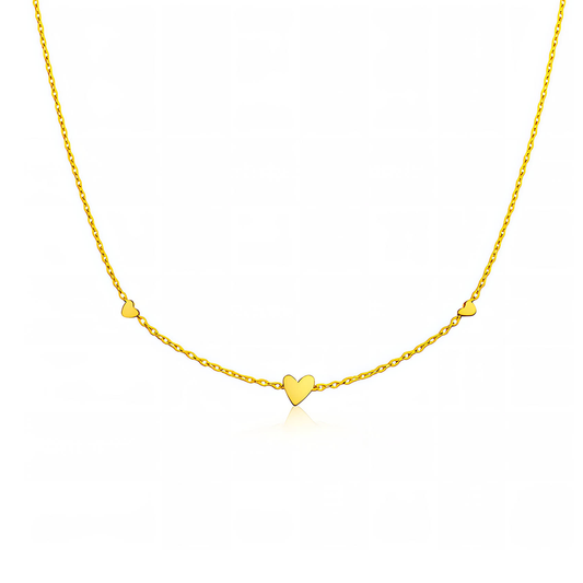 Selira Herzkette- Gold